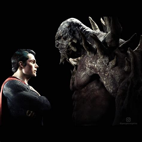 Fanart Superman Vs Doomsday By George Evangelista Dccinematic