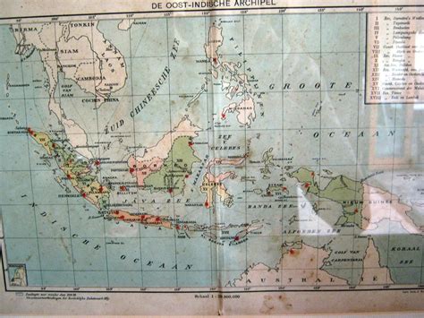 TOKO BARANG ANTIK Dijual Peta Indonesia Tahun SOLD Sudah Terjual
