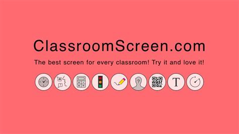 Classroomscreen Home Classroomscreen Display The Instructions For Your Lesson In A Clear
