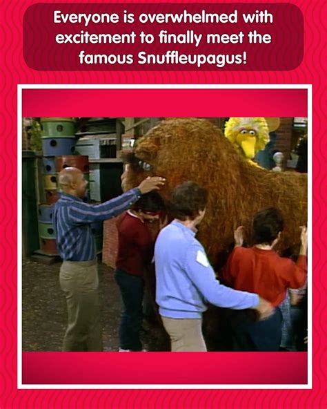 This Day In Sesame History Snuffy S Debut 48 Years Ago Today Our Friend Snuffy Made His