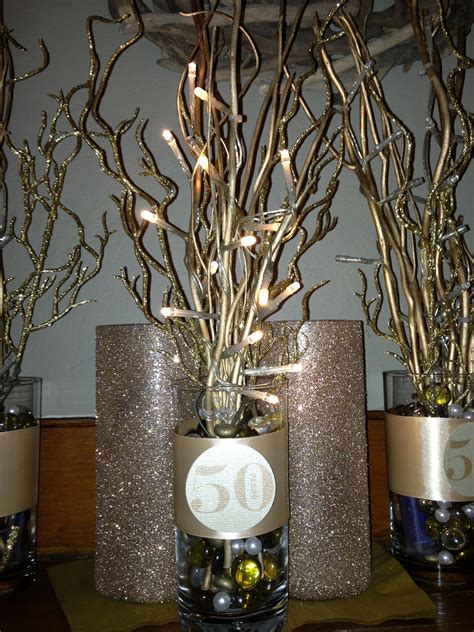 My parents recently celebrated their 40th wedding anniversary, and i knew i wanted to do something special for them. 50 th anniversary centerpiece | 50th wedding anniversary ...