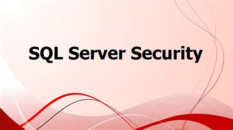 SA SQL Server Security YouTube