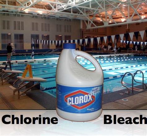 In gentle oxidations (relative term) one can convert a solution of hypochlorite ions to a solution of hypochlorous acid by addition of enough acetic acid (vinegar. Chlorine is Bleach - You literally swim in bleach. - SwimSpray