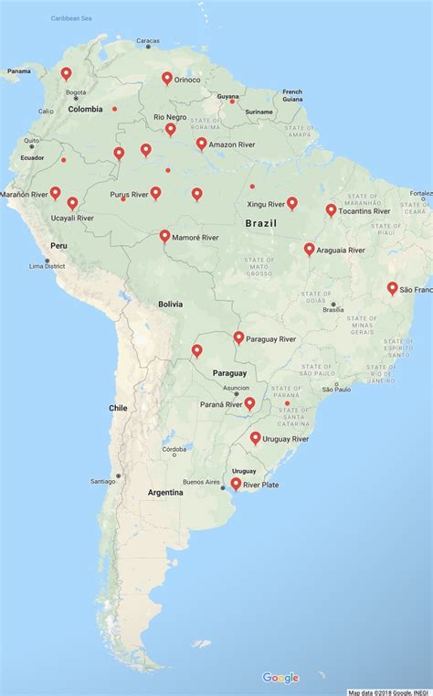 River Map Of South America Get Latest Map Update