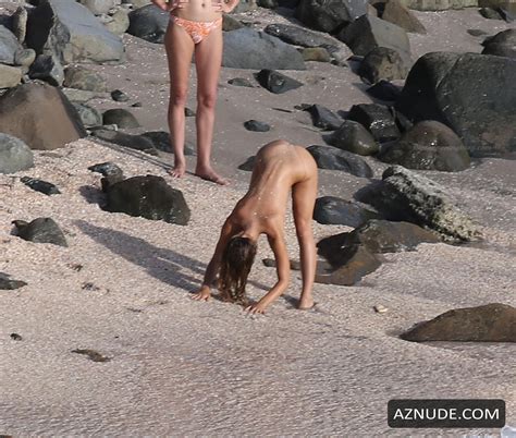 Alexis Ren Heats Up The Beach In St Barth AZNude