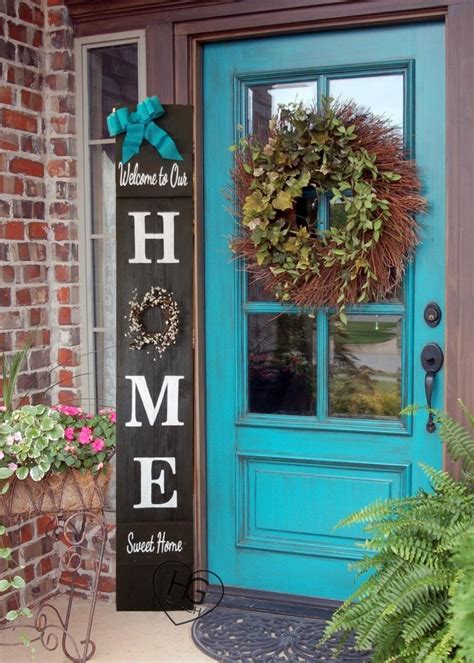 Welcome To Our Home Sweet Home ~ This Rustic Wood Porch Sign Made From