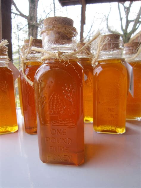 Gorgeous Vintage Honey Bottles Honey Bottles Glass Bottles Altered