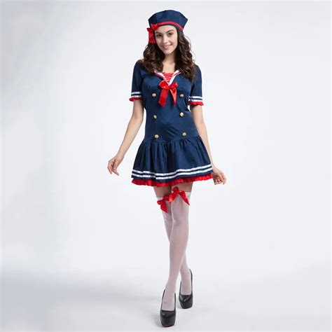 Sexy Nautical Costumes Women Sailor Dress Set In Sexy Costumes From Novelty And Special Use On