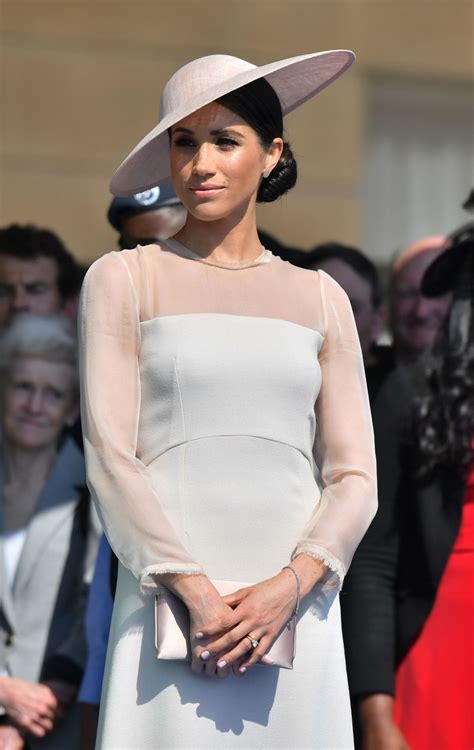 Meghan Duchess Of Sussex At A Garden Party At Buckingham Palace In