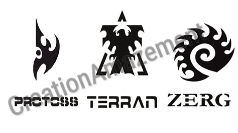 Faction Logos Starcraft 2 Svg Etsy