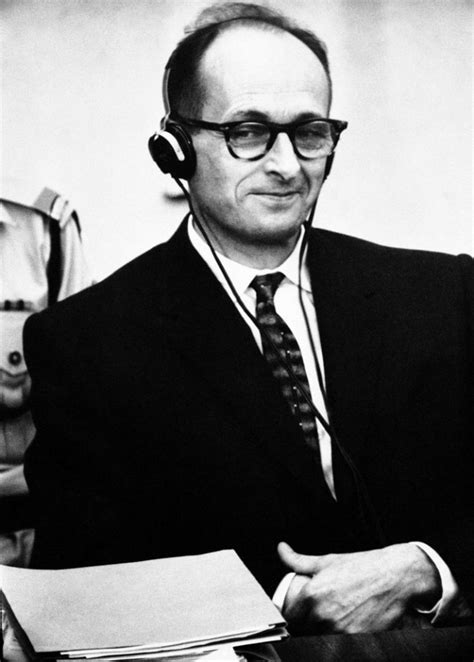 Adolf eichmann systematically applied the logistics of commerce to the annihilation of jews during the holocaust. I volti di Adolf Eichmann (2)