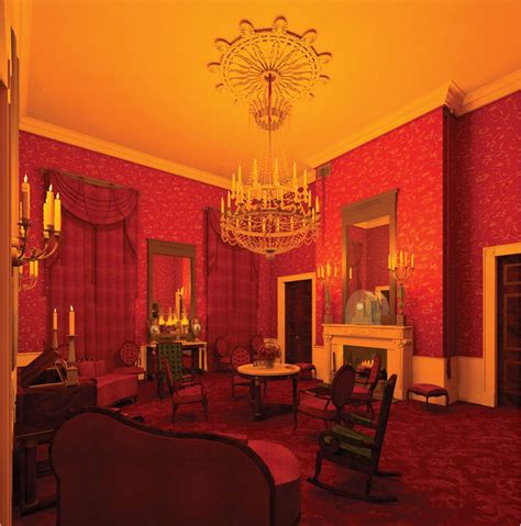 The Red Room In The Polk White House Photo 4 White House Historical
