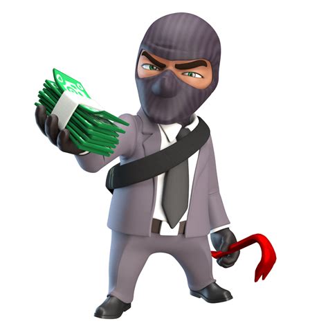 Thief Robber Png Transparent Image Download Size 1024x1024px