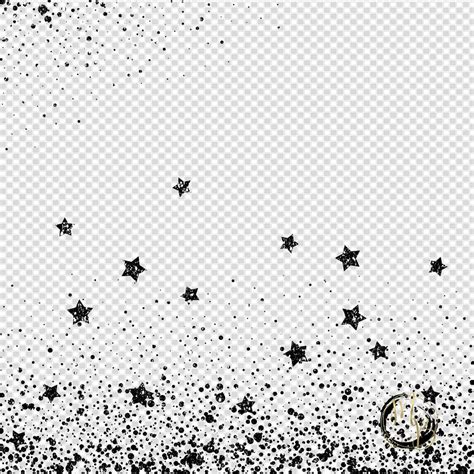 Black Star Glitter Dust Overlays Sparkling Glitter Etsy