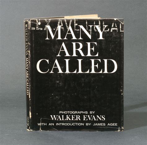 Walker Evans First Edition Of Many Are Called