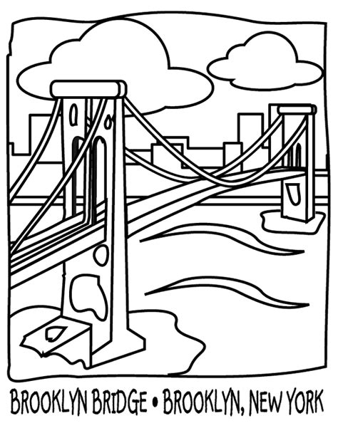 Covered Bridge Coloring Coloring Pages