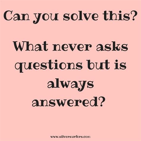 Riddles With Answers Silversurfers In 2021 Riddles With Answers