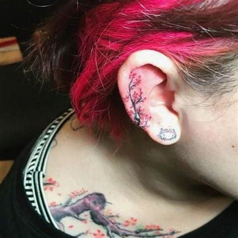 40 Beautifully Delicate And Small Helix Tattoos To Inspire Your Next