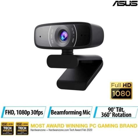 Jual Asus Webcam C3 C 3 Full Hd 1080p With Microphone Beamforming