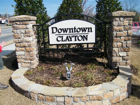 Downtown Clayton Nc New Downtown Clayton Gateway Sign Unveiled