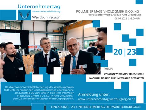 23 Unternehmertag Der Wartburgregion Lädt Nach Creuzburg Wartburgkreis