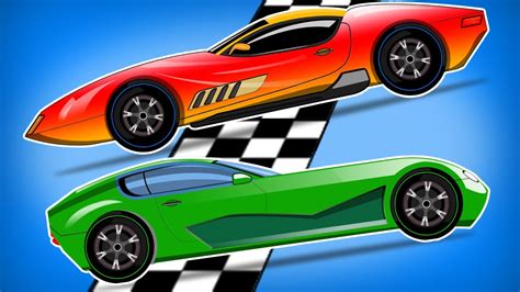 Car Race Cars For Kids Videos For Childrens Youtube