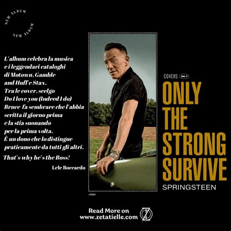 Only The Strong Survive Il 21° Album Di Bruce Springsteen