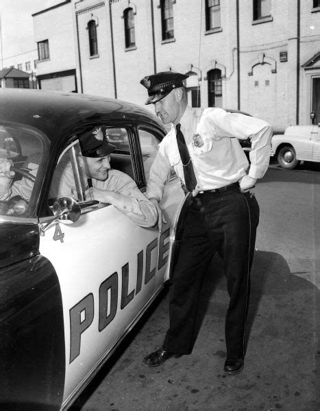New Madison Police Cars Checked Photograph Wisconsin Historical Society
