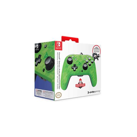 Controller Pdp Face Off Deluxe Audio Camo Green Switch Emagro