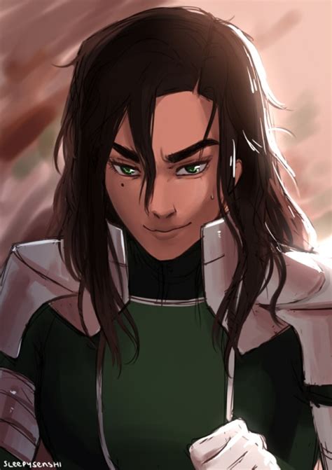 Korra With Her Hair Down Tumblr. 