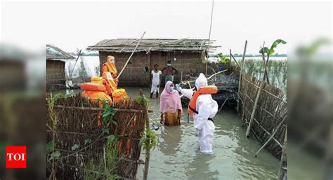 Assam Floods Death Toll Reaches 107 Over 56 Lakh People Affected Guwahati News Times Of India
