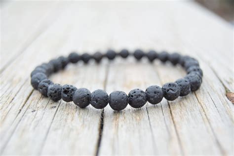 Mens Bead Bracelet Black Bead Bracelet T For Men