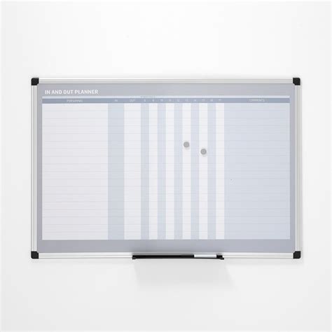 Magnetic Planning Board Mabel Attendance Planner 900x600 Mm Aj Products