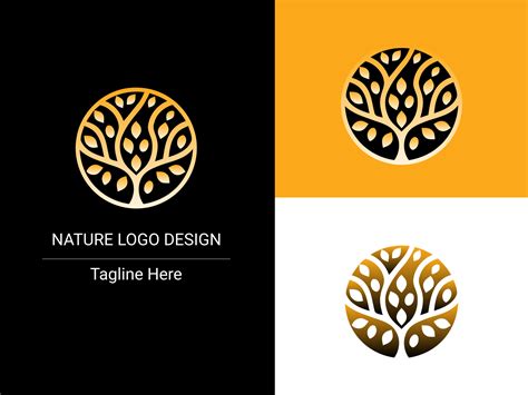 Nature Logo Design Creative Logo Design Uplabs