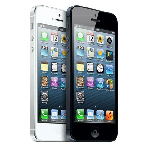 Apple Iphone 5 16gb Black White Smartphone Factory Gsm Unlocked T