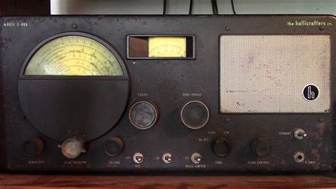 Hallicrafters S 40a Amsw Receiver 1950 Youtube