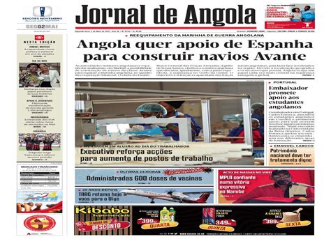 Jornal De Angola Segunda 02 De Maio De 2022