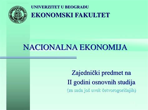 Ppt Nacionalna Ekonomija Powerpoint Presentation Free Download Id
