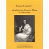 Variations on a Viennese Theme, for violin and guitar; Franz Clement ...