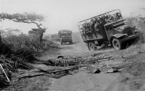 A Portuguese Army Convoy Dodges A Trap On The Road During Portuguese