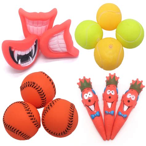 Dog Toys Rubber Balls Toy Pet Fun Spikey Ball Biting Chewing Dogs Toys
