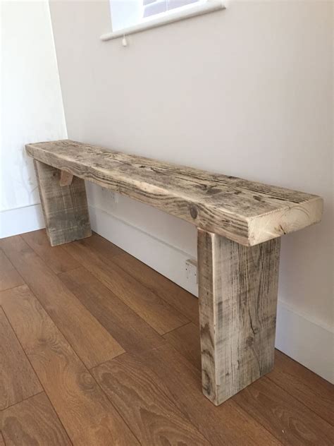Timber seating can be left free standing in both very secure areas and where regular repositioning is required. Reclaimed Rustic Chunky Solid Pine Garden Bench Seat ...