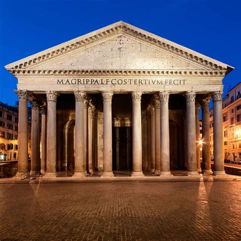 Pantheon Rome Front View Stanton Architects Inc