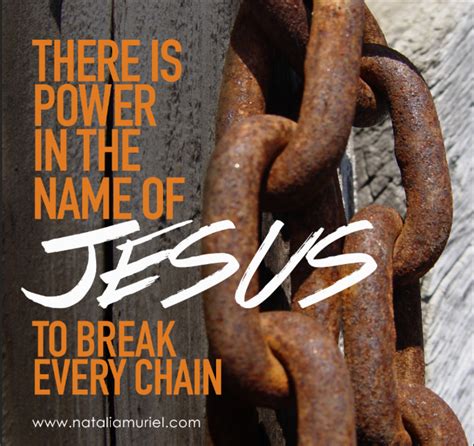 Natalia There Is Power In The Name Of JESUS To Break Every