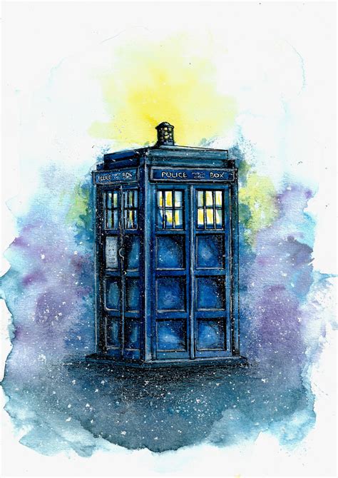 Beautiful Tardis Artwork By Marirlz Doctor Who Wallpaper Doctor Who