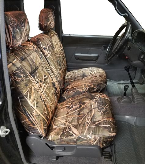 Toyota Pickup 60 40 Split Front Bench Muddy Water Camo Seat Cover Set