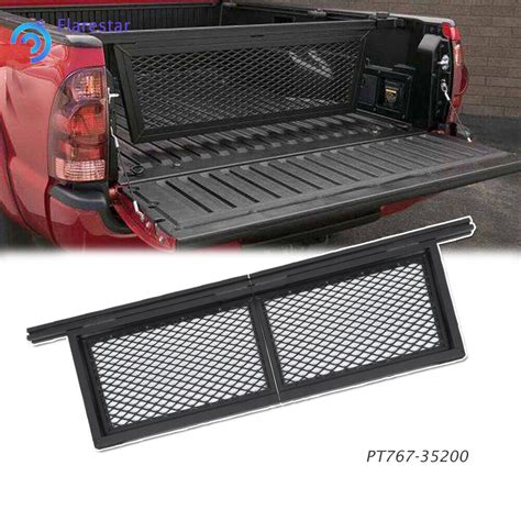 For 2005 2022 Toyota Tacoma Cargo Divider Multi Position Black Powder