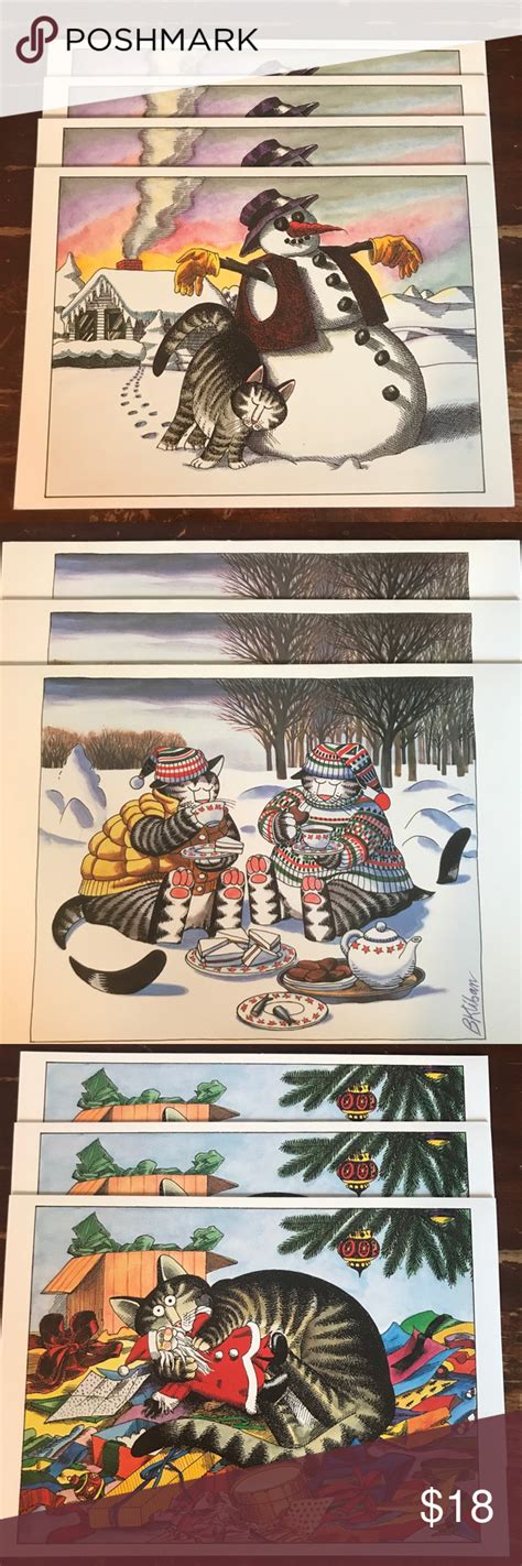 Kliban Christmas Holiday Christmas Cards Catnoel Christmas Holiday