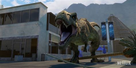 Jurassic World Camp Cretaceous Season 2 Clip Establishes T Rex Threat