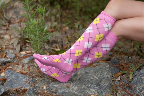 Womens Traditional Argyle Knee High Socks Set Socks N Socks